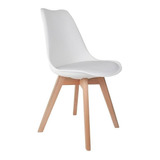 Cadeirajantar Empório Tiffany Saarinen Base Wood,branco, 1 U Estrutura Da Cadeira Branco