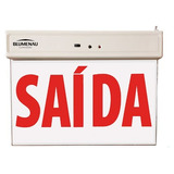 Placa De Saída Led Face Dupla 1w - Vermelha