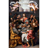 Lienzo Tela Canvas La Última Cena Dcrispi Arte Sacro 77x50