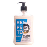 Gel De Barbear 500ml Linha Profissional - Barba De Respeito