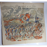 Poster La Marsellaise + Partitura. Ilustr. Edy Legrand 1936