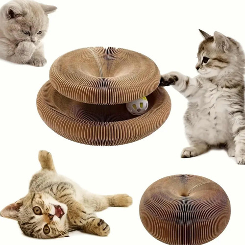 Rascador Para Gatos Resistente - Papel Corrugado Juguete