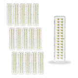 Kit 15 Luminária De Emergência Autônoma De Leds 30l 2w Elgin