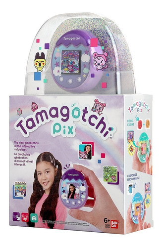 Tamagotchi Pix Original Cielo Purpura