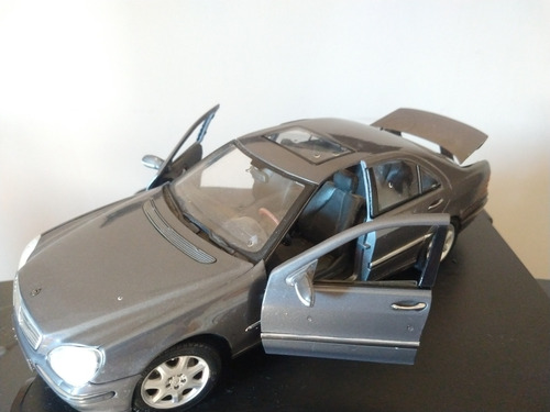 Miniatura Mercedes S-class 500 Cinza 1:18 Raridade Maisto