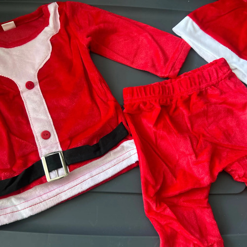 Santa Claus Traje Bebe Unisex Navidad