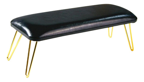 Soporte Ergonómico Para Manicura, Accesorio Negro Y Oro