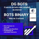 Pacote Full Master Bots Binary +3 Mil Bots