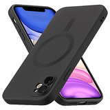 Funda Para iPhone 11 Negro 6.1 Pulgada Suave Silicon Liquido