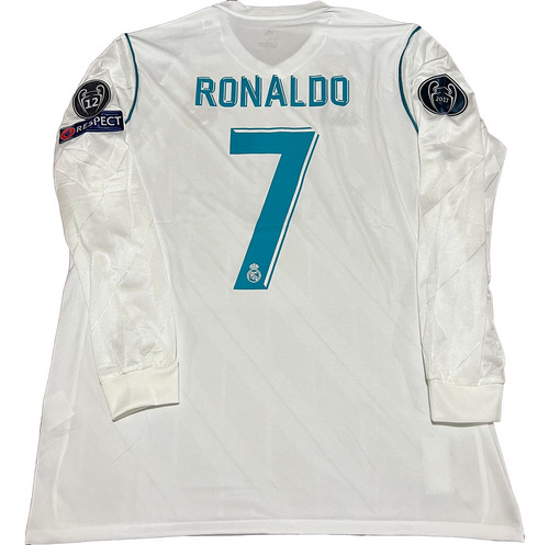 Jersey Real Madrid Cr7 Ronaldo 07/18 Versión Retro Local Ml