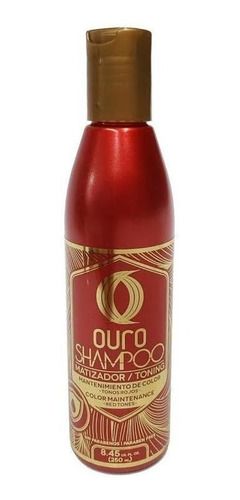 4 Piezas Shampoo Matizador Rojo Ouro