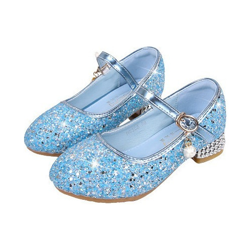 La Niña Tacones Altos Princesa Zapatos De Cristal