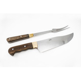 Cuchillo Y Tenedor Parr/cocina 25 Cm Grabados Láser Opcional