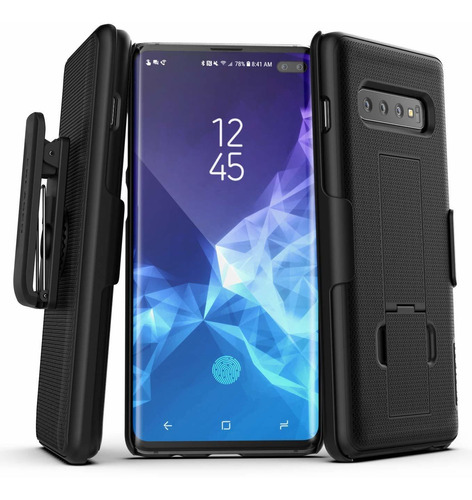 Funda Con Clip Para Samsung Galaxy S10 Plus Case Y Soporte