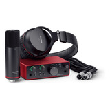 Kit De Grabación Focusrite Scarlett Solo Studio 4 Generacion