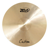 Prato De Bateria Zeus Custom 19 Pol Crash Ataque Liga B20 Zcc19