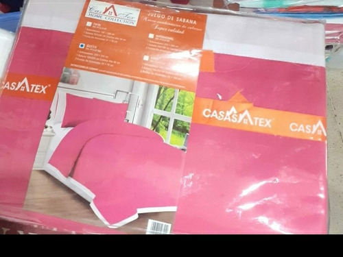 Sabanas Lisas Casatex 2 Plazas 1/2  X 6u. Por Mayor