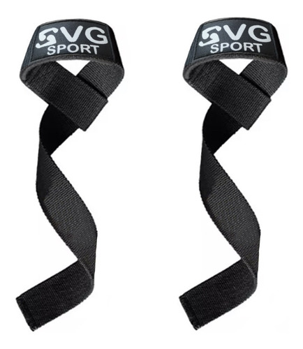 Cintas De Poder Agarre Straps Por Par Gym Powerlifting Svg