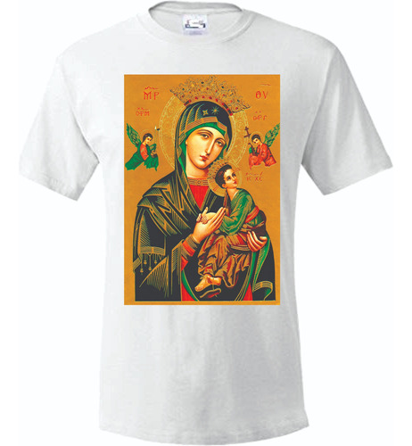 Virgen Del Perpetuo Socorro  Playera  Sublimada