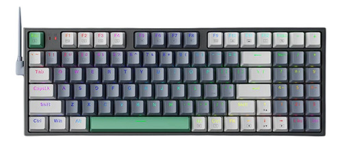 Teclado Gamer Machenike K500-b94 Qwerty Machenike Brown Rgb