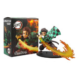 Demon Slayer Tanjiro Kamado  Espada De Fuego Figura En Caja