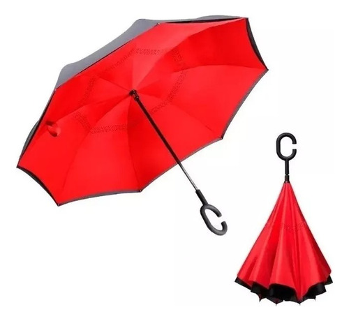 Paraguas Invertido Importado Mágico Doble Capa No Te Mojes