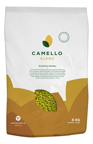 Pasto Camello Blend De Semillas Papalotla Envase 8 Kg