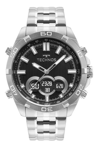 Relógio Technos Ts Digiana Prata Masculino Bjk629ab/1p
