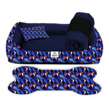 Caminha Cama Casinha Cachorro Gato 4 Pçs 50x40 Com Zíper 