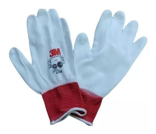 Guantes De Uso Liviano De Nylon Pu Blanco, 3m G750