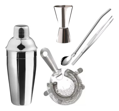 Kit Set Bartender Completo Barman Cocteleria Tragos Bebidas