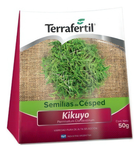 Semilla Cesped Para Sequia Kikuyo Terrafertil 50g