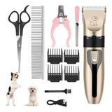 Maquina Rasuradora Para Cortar Pelo De Perro Y Gatos Kit