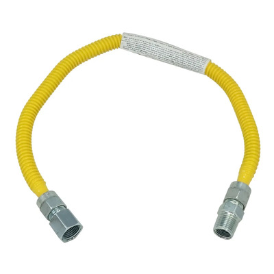 Manguera Corrugada Gas Natural Coflex Acero Inoxidable 1\u002F2 46cm Amarillo | Meses sin interés