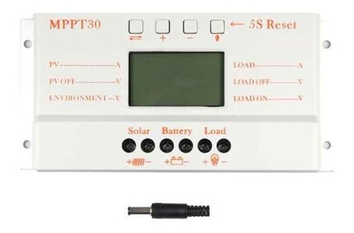 Regulador Controlador Solar Mppt 30 A 12-24 V Pv 48v Serie T