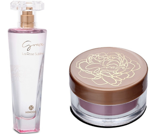 Perfume Grace La Rose Sublime 100ml E Sérum Para As Mãos