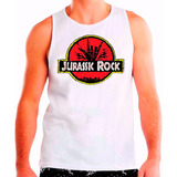 Camisa Regata Jurassic Park Rock Masculina