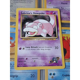 Sabrina's Slowpoke 95/132,original De Pokemon Tcg.99-2000