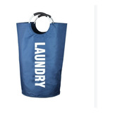 Cesto Bolsa Con Asa Canasto Laundry Chic Ropa Tela Plegable 