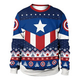 Ropa Jersey De Punto Navideño Spider Man Marvel