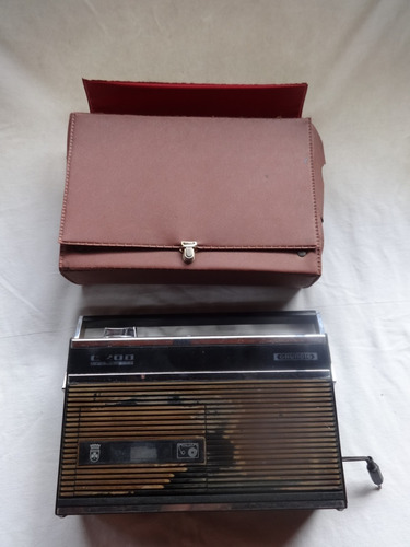 Grabador Cassette Aleman Grundig C200 Portatil 1969 Antiguo