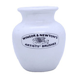 Vaso Ceramica Lava Pinceles Vintage Windsor&newton's