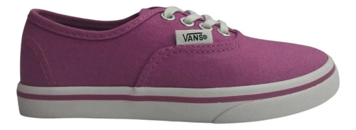Tenis Vans Authentic Lo Pro Morado Para Niña De Lona
