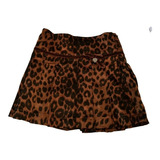 Falda Pollera Niña Animal Print Little Akiabara Talle 6