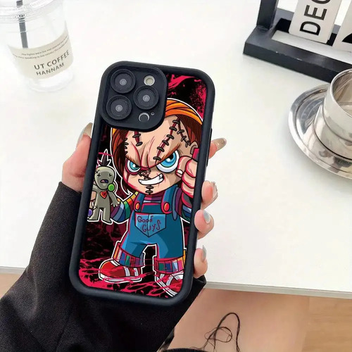 Funda De Teléfono Con Diseño Creativo De Dibujos Animados De Halloween Para Niños, Nueva Funda Negra Con Diseño De Ojo D
