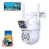 Camara Lente Dual Wifi Ptz Detección Humana Doble Pantalla