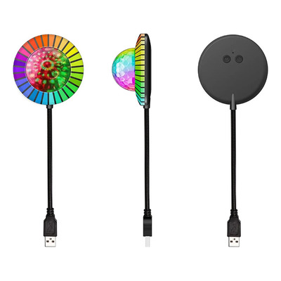 Rgb Mini Usb Música Ritmo Magia Etapa Efecto Proyección