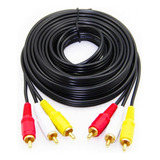 Cable Audio Video Rca 3x3 Macho A Macho X 5 Metros