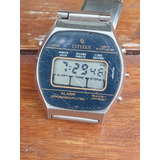 Antiguo Reloj Digital Marca Citizen Cronógrafo 