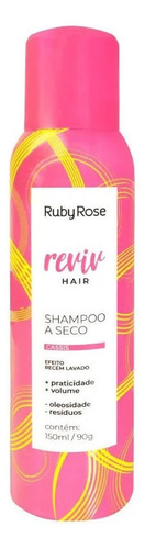 Shampoo A Seco Reviv Hair Ruby Rose Cassis E Baunilha 150ml